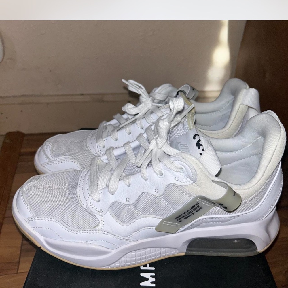 Jordan MA2 White and Black Sneakers